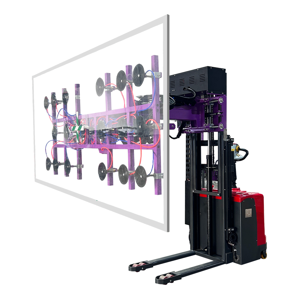 Electric Forklift Transporter for 100kg Glass Frame (1)