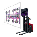 Elektrische vorkheftrucktransporter voor 100 kg glazen frame