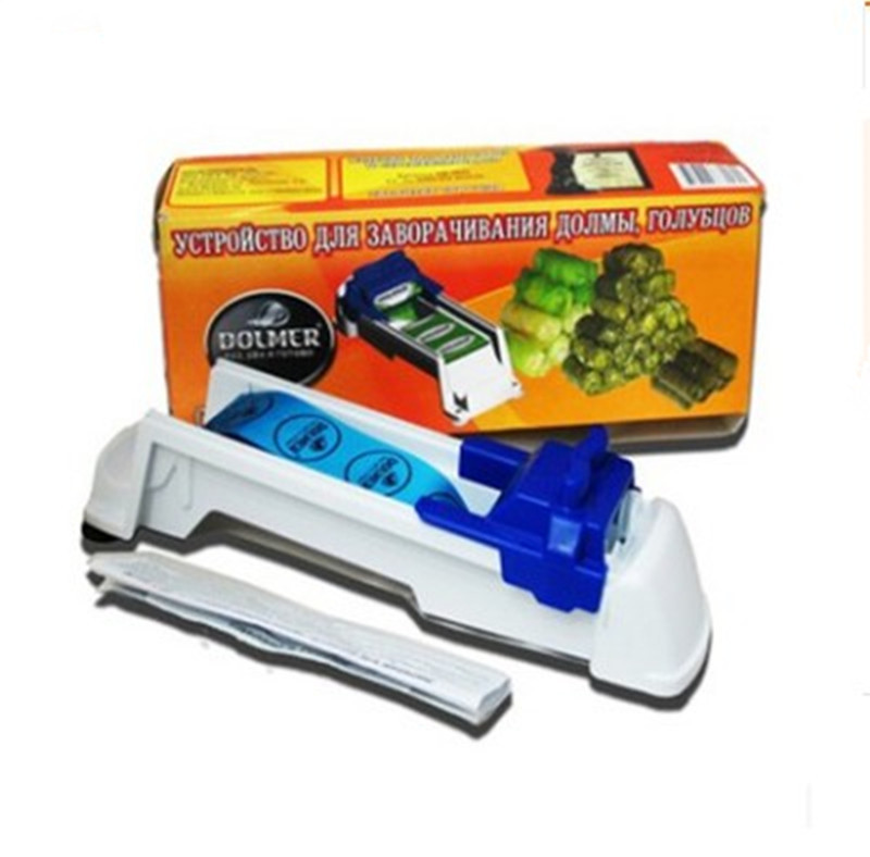 Hot Creative Durable Stuffed Grape Cabbage Leaf Rolling Tools Gadget Roller Machine For Sushi Kitchen Tool with box