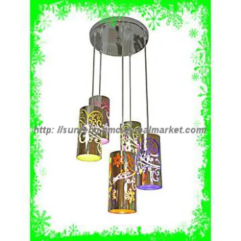 Fluorescent modern pendant lamps