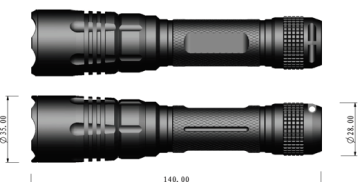 Diving 700lm torch