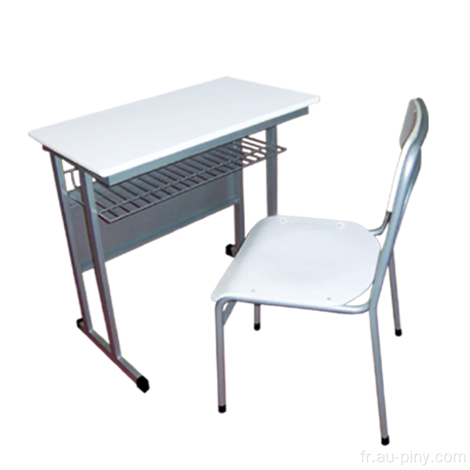 Bureau et chaise d'école primaire de haute qualité