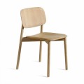 Silla de comedor de madera para uso en cafeterías y hoteles