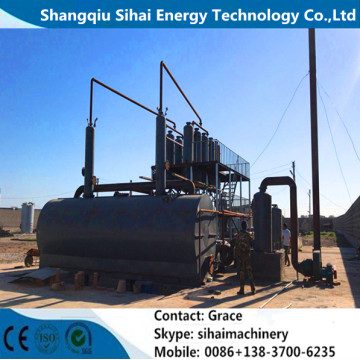 Black Tire Oil Distillation Plant