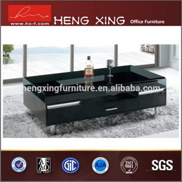 Fashional metal leg parlor furniture coffee table