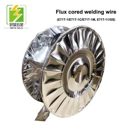 Chinese Manufacturer's Hot Sale E71T-1 Welding Fluxes and Cored Welding Wire in Multiple Sizes