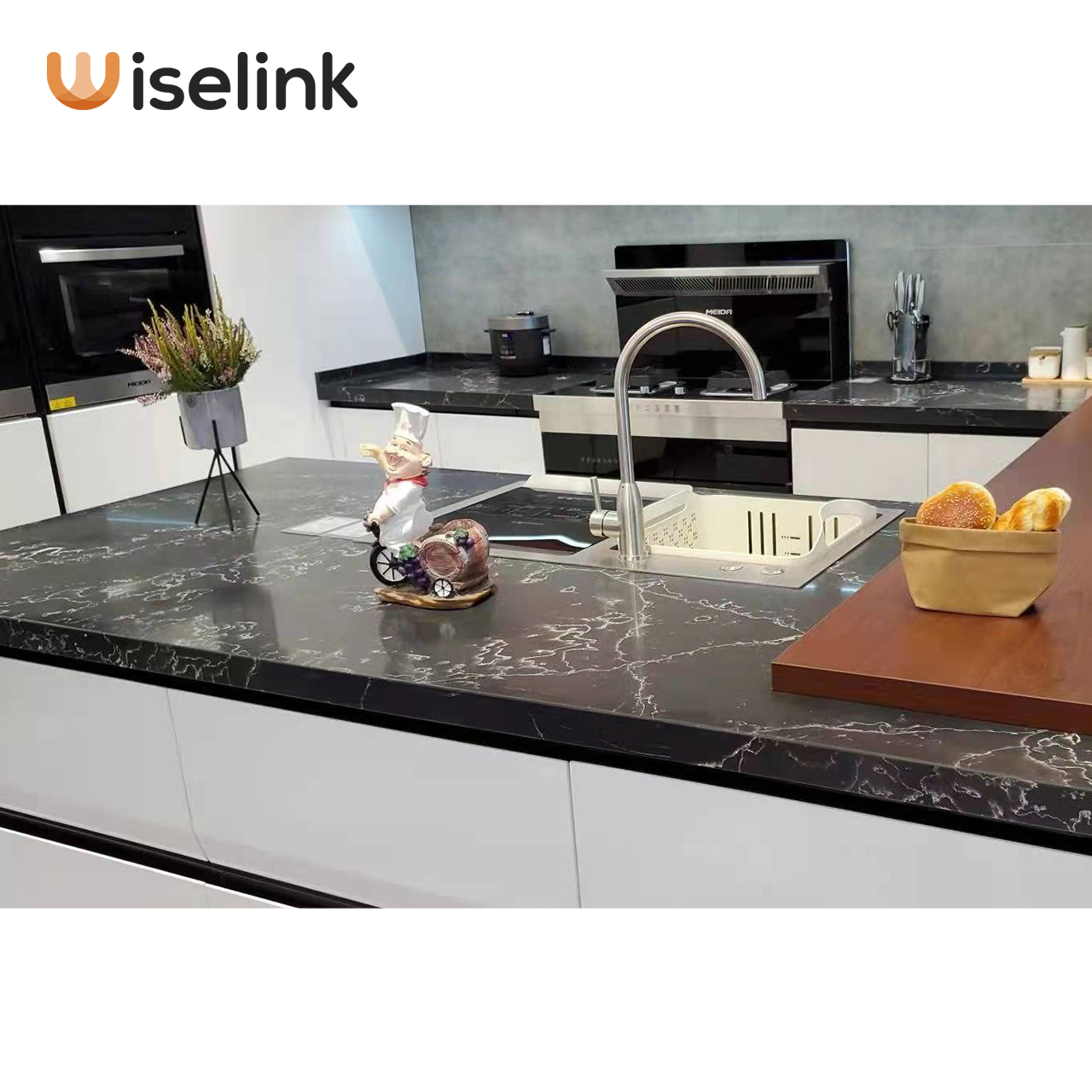countertop with sink