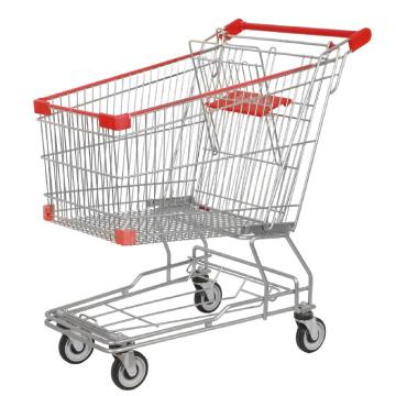 Supermarket customizable plastic part Asian shopping Trolley