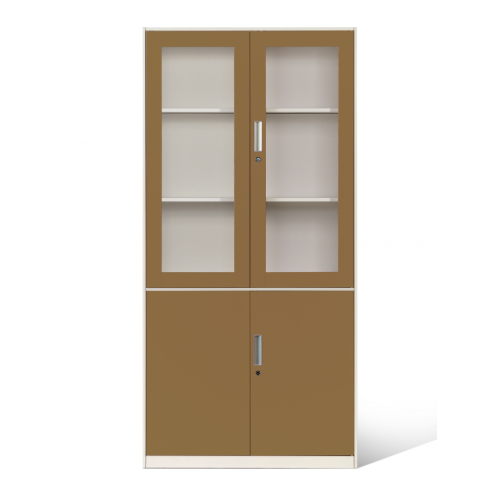 Steel Office File Cabinets with Glass Doors