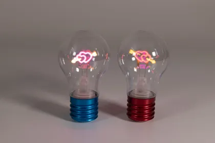 Love filament rechargeable LED light bulbs
