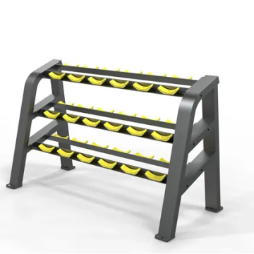 Three Layer Adjustable Dumbbell Set for Body Building with Dumbbell Rack