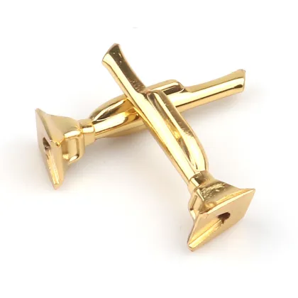 Cross-border selling new little golden finger-shaped metal snuff bottle