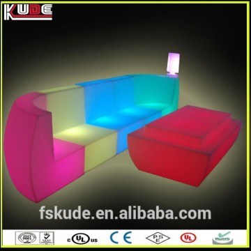 LED Luminous Sectionl Sofa for Bar, Culb, KTV, Home Decoration