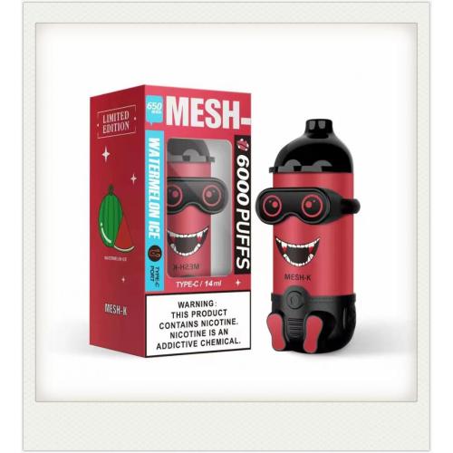 Mesh-x mesh-k6000 puffs kit pod minions