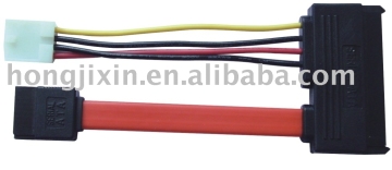 SATA 7+15P cable
