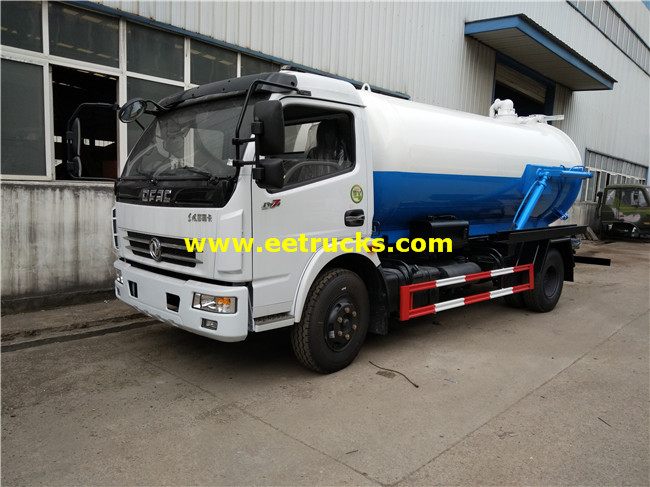 Vacuum 4000L 4x2 Dung Suction Trucks