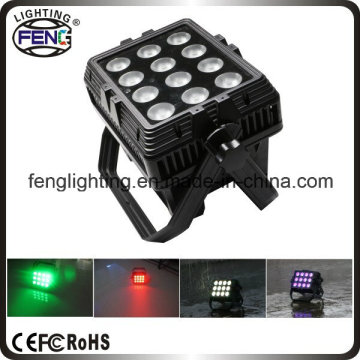 12PCS RGBWA+UV 6in1 Wireless LED Waterproof Uplight