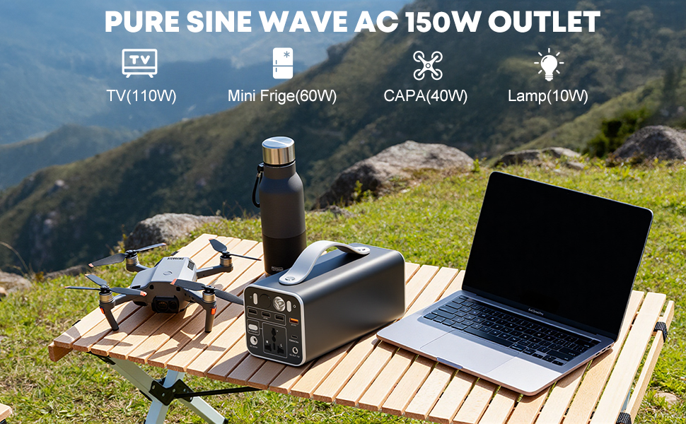 aokaidun 155.4wh portable power station