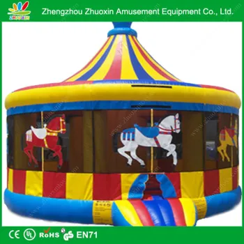 Amazing Kids Favorite Carousel Jumper Castle Inflatable