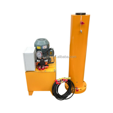 Double Piston Rod Hydraulic Cylinder with Pump System