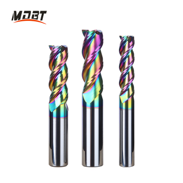 MDBT HRC55 CNC 2 Flute Solid Carbide End Mill for Aerospace and Auto Industry
