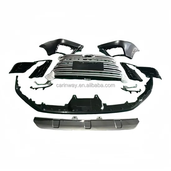 Factory Direct Sale: Front Face Lift Kit with Bumper Spoiler and Grille for Lexus LX600 2022
