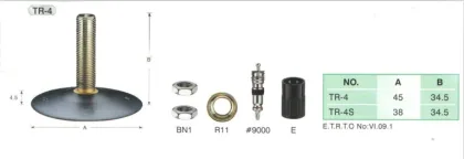 Tube Valves Motorcycle Rubber Covered Tube Valves