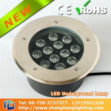 12W 12x1W RGB High-Power Round Led Underground Light In-ground Garden Lamp Spotlight AC 24V