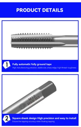 TG High-speed Steel Fully Ground 6542 Machine Taps