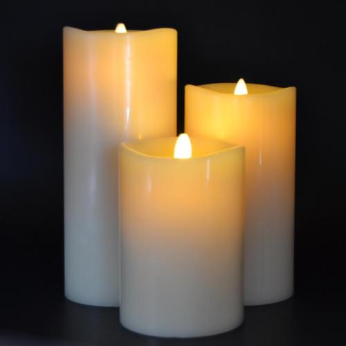  Electric Pillar Candles Smokeless Dancing Flame Led Flameless Pillar Candles Supplier