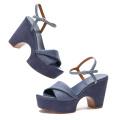 Chunky Heeled Sandals for Summer Women