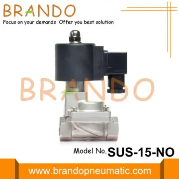 1/2'' 2 Way NO Stainless Steel Solenoid Valve