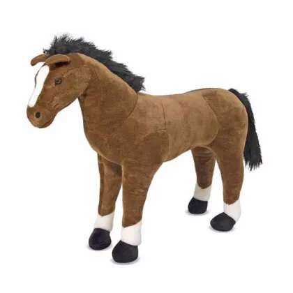 28" Standing Newly Designed Large Plush Horse, Big Toy Horse, Big Plush Horse
