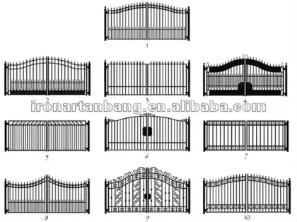Anbang wrought iron gate/fine stainless gate