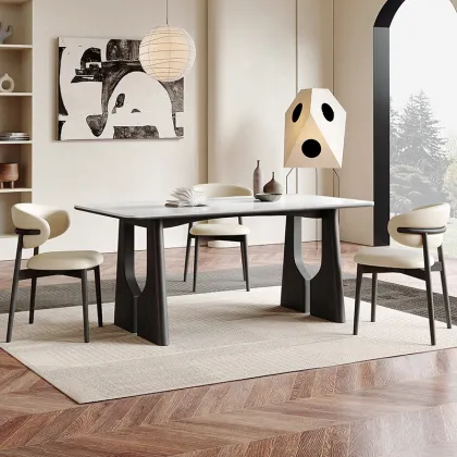 Rectangular Dining Table Wooden Modern Dining Table