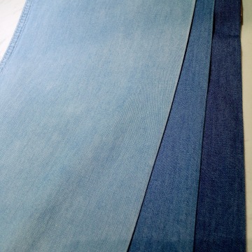 100 Percent cotton denim textile fabric summer shirt