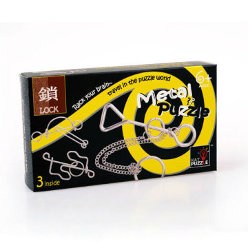 educational iq puzzle toy set with 6 version