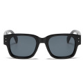 Retro Small Frame Square Sunglasses fashionable street shooting sunglasses