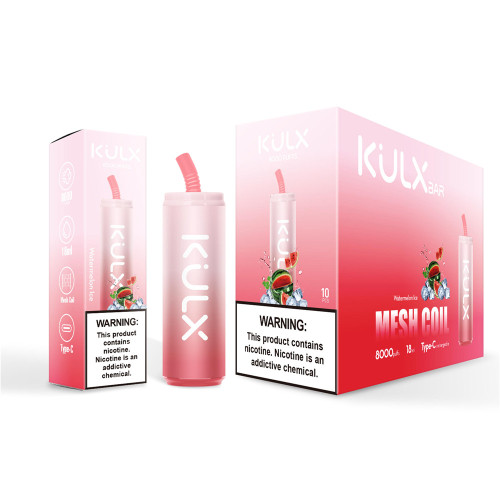 Top Sale jetable Vape Kulx 8000 Puffs Suède