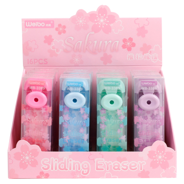 Peach Blossom Design Design Rubber Erasers Продажа для учащихся и школьных канцелярских товаров
