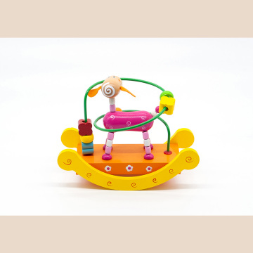 Jouets en bois pour bébés, bâtiment de jouets en bois pour filles