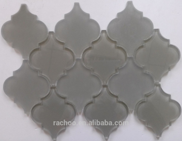Matt lantern waterjet backsplash mosaic bathroom kitchen tile