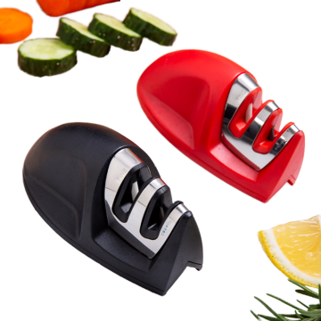 Compact 2-Stage Knife Sharpener with ABS Materials