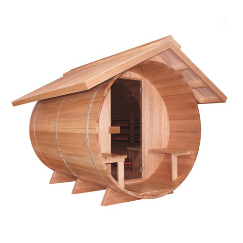 Fass Sauna Bewertungen Holz Hemlock trockener Dampf im Freien Gartenfass Sauna