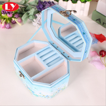 Polygonal Flower Jewelry Storage Box