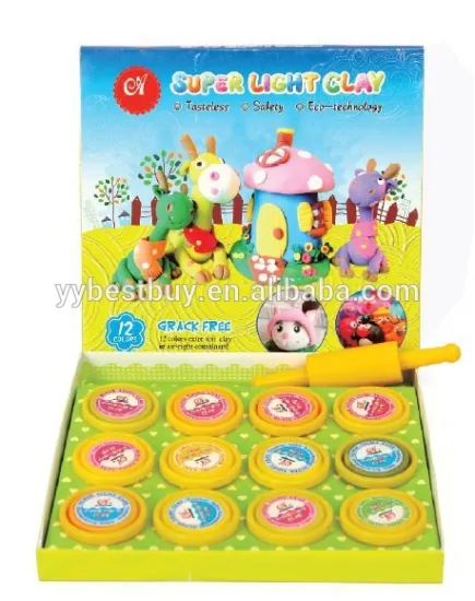 Super light weight jumping clay,kids art&craft kit