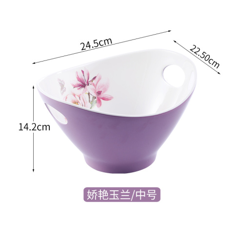 melamine kitchen salad bowl break resistant