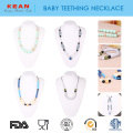 Chewable silikon bayi teething kalung