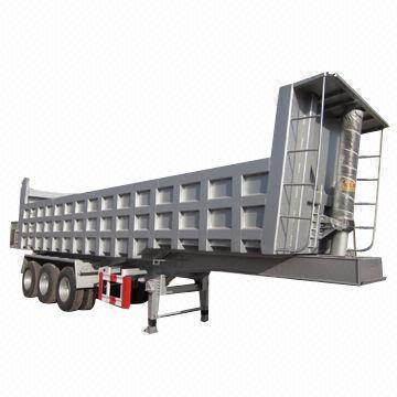 Tipper Trailer with 10,500 x 2,300 x 1,700mm Work Space Size, HYVA Lifting System, 80T Load