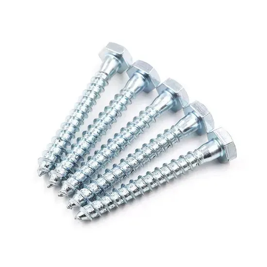 Zinc Plated Hex Head Coach Screws